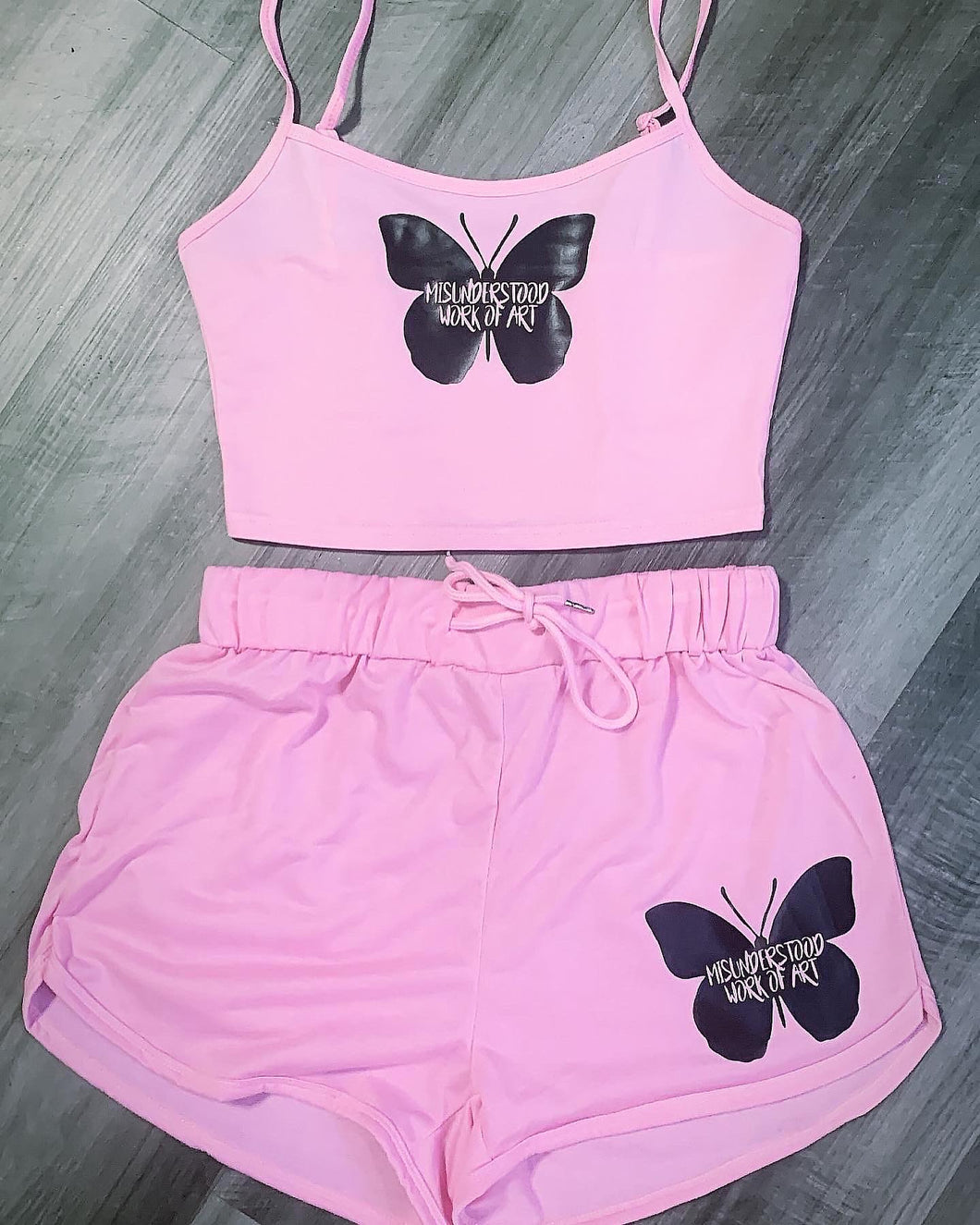 Pink Butterfly Set