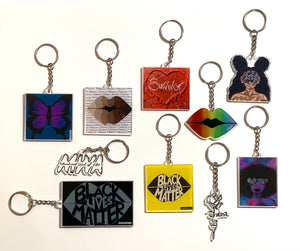 Artwork keychains